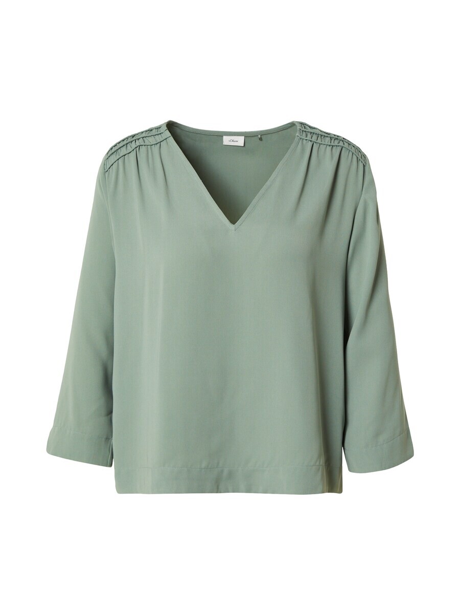 

Блузка с коротким рукавом s.Oliver BLACK LABEL Blouse, пастельный зеленый
