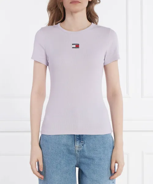 

Футболка Slim fit Tommy Jeans, фиолетовый