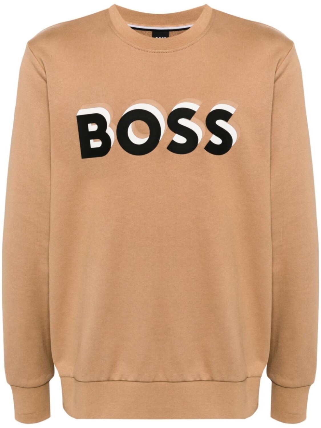 

Толстовка с логотипом BOSS, коричневый