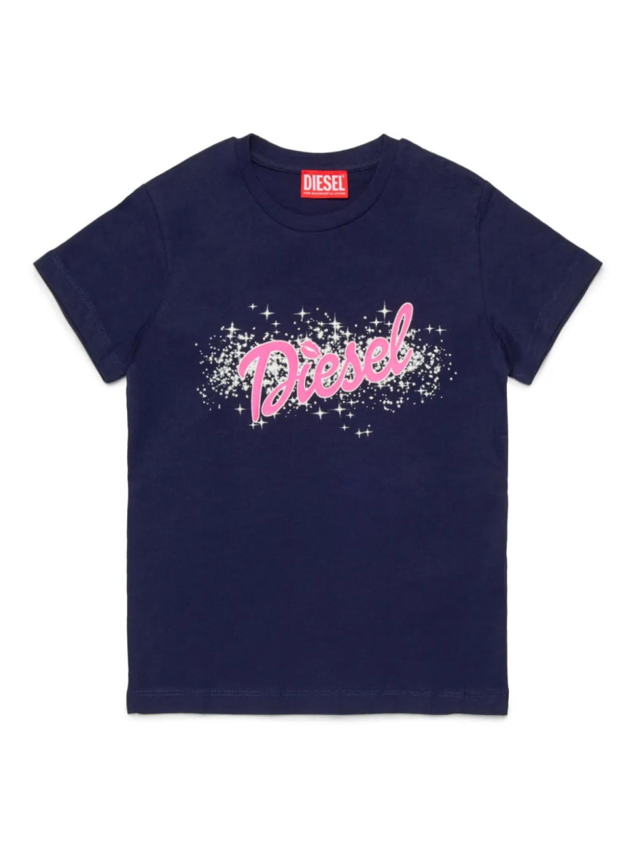 

Diesel Kids футболка с логотипом, синий