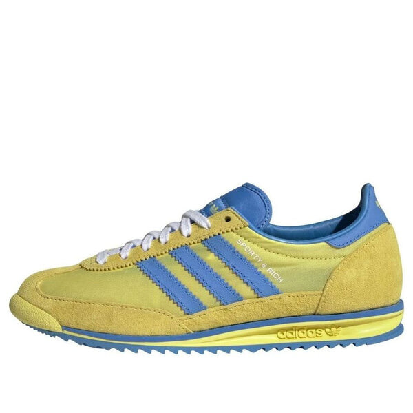 Кроссовки x sporty & rich sl 72 og 'light yellow real blue' Adidas, желтый