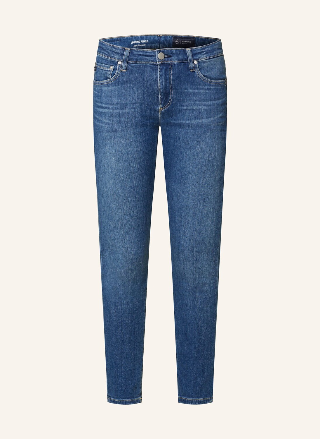 

Джинсы 7/8, суперскинни по щиколотку AG Jeans, цвет 18VN 18 YEARS VINTAGE