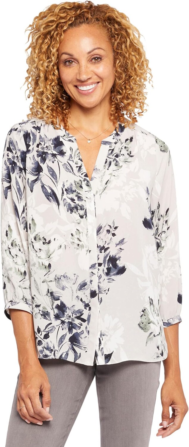 

Блуза NYDJ Blouse w/ Pleated Back, цвет Shadow Glen