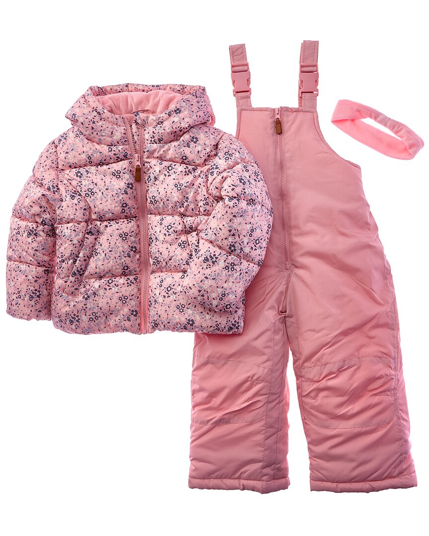 

Комплект из мини-комбинезона и повязки на голову Rothschild с цветочным принтом Rothschild, черный