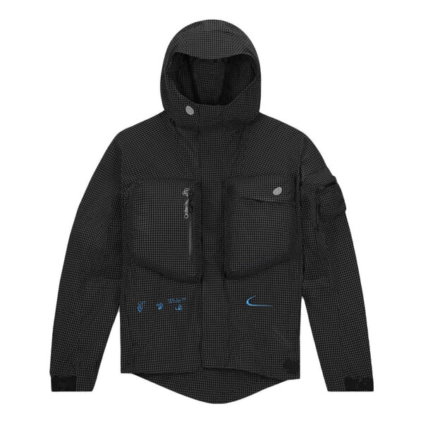 

Куртка Nike x OFF-WHITE FW22 Hooded Jacket 'Black', черный