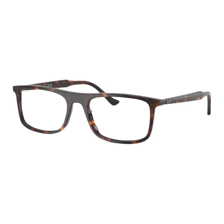 

RayBan Прямоугольная оправа для очков унисекс в черепаховом цвете, Tortoiseshell