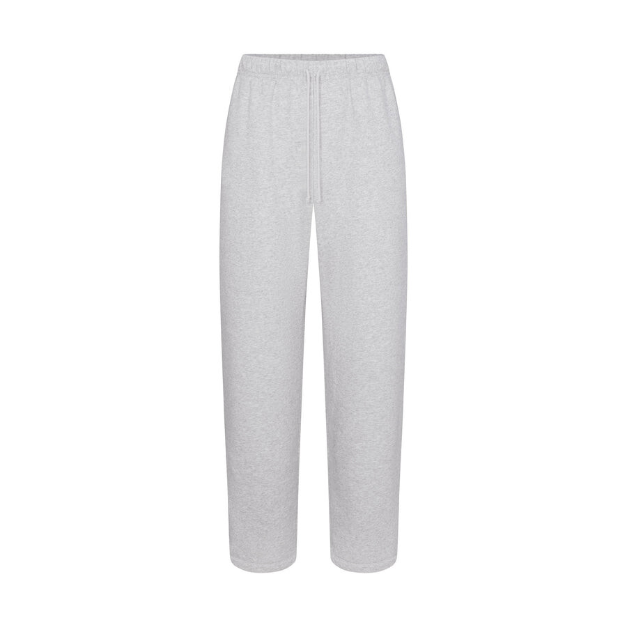 

Мужские классические прямые брюки SKIMS Fleece Lounge, цвет Light Heather Grey