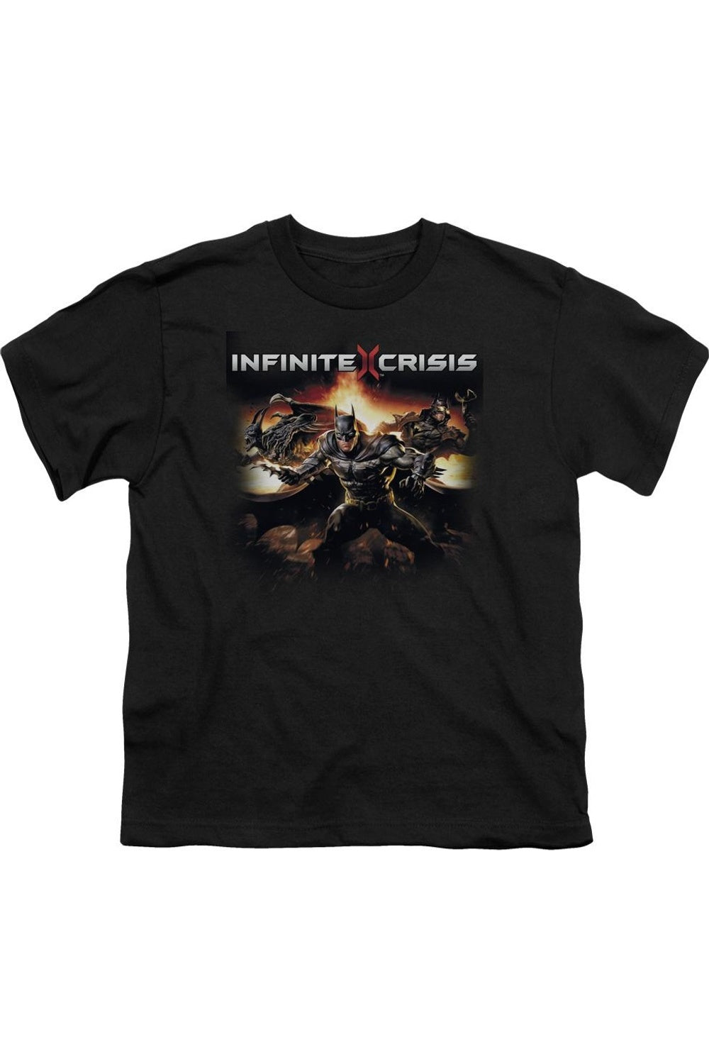 

Футболка с коротким рукавом Infinite Crisis Batman для детей Gildan, черный