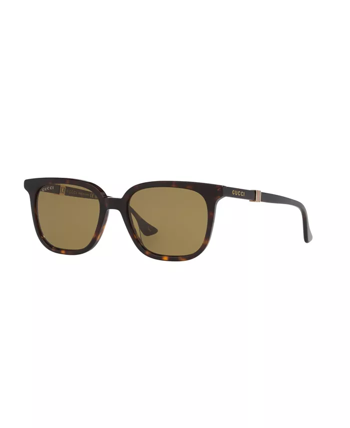 

Мужские прямоугольные солнцезащитные очки, GG1493S GC002215 Gucci, коричневый