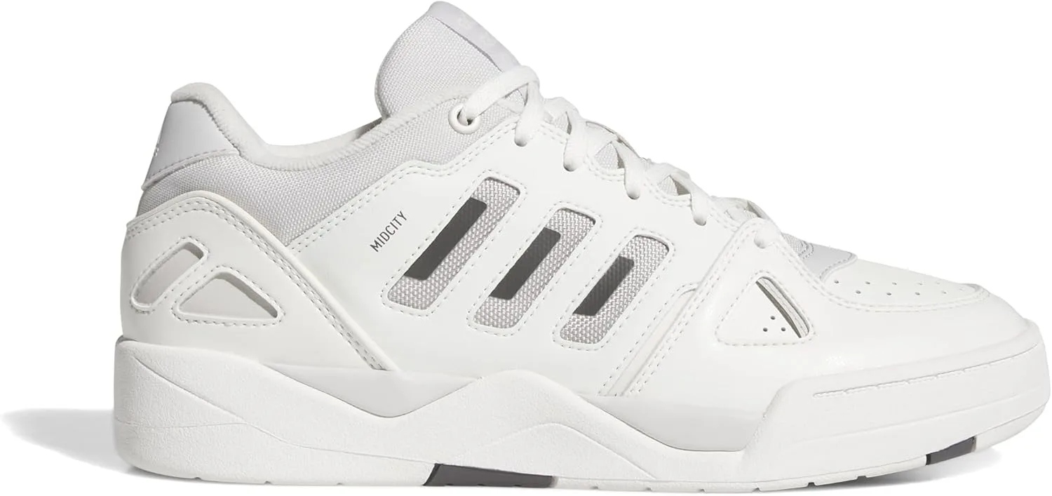 Мужские низкие кроссовки Adidas Midcity, белый/серый — фото 2