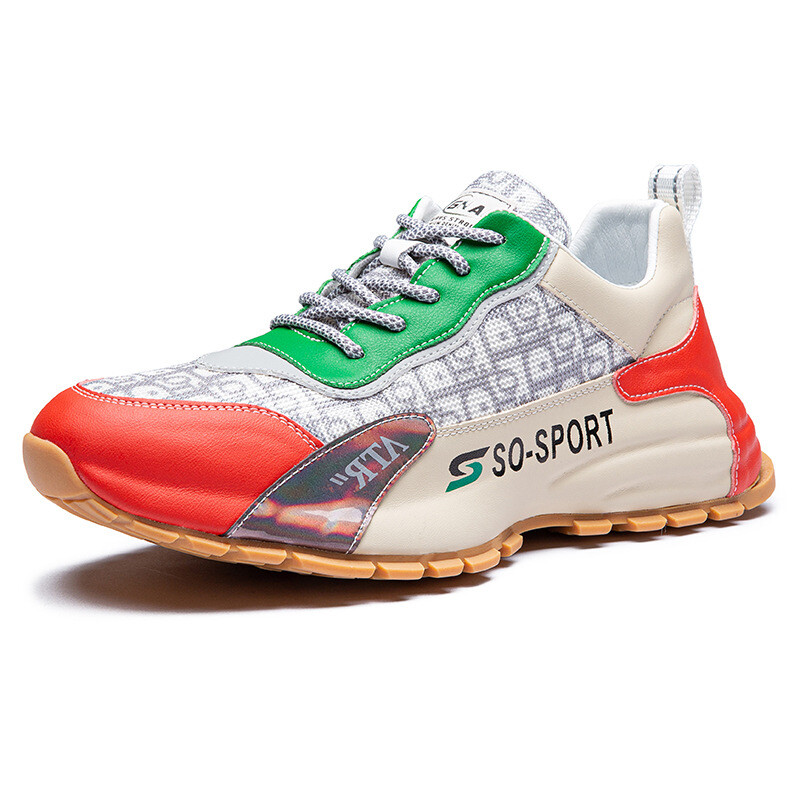 Кроссовки мужские Lifestyle Shoes Men Low-Top Devanro, белый/синий — фото 4