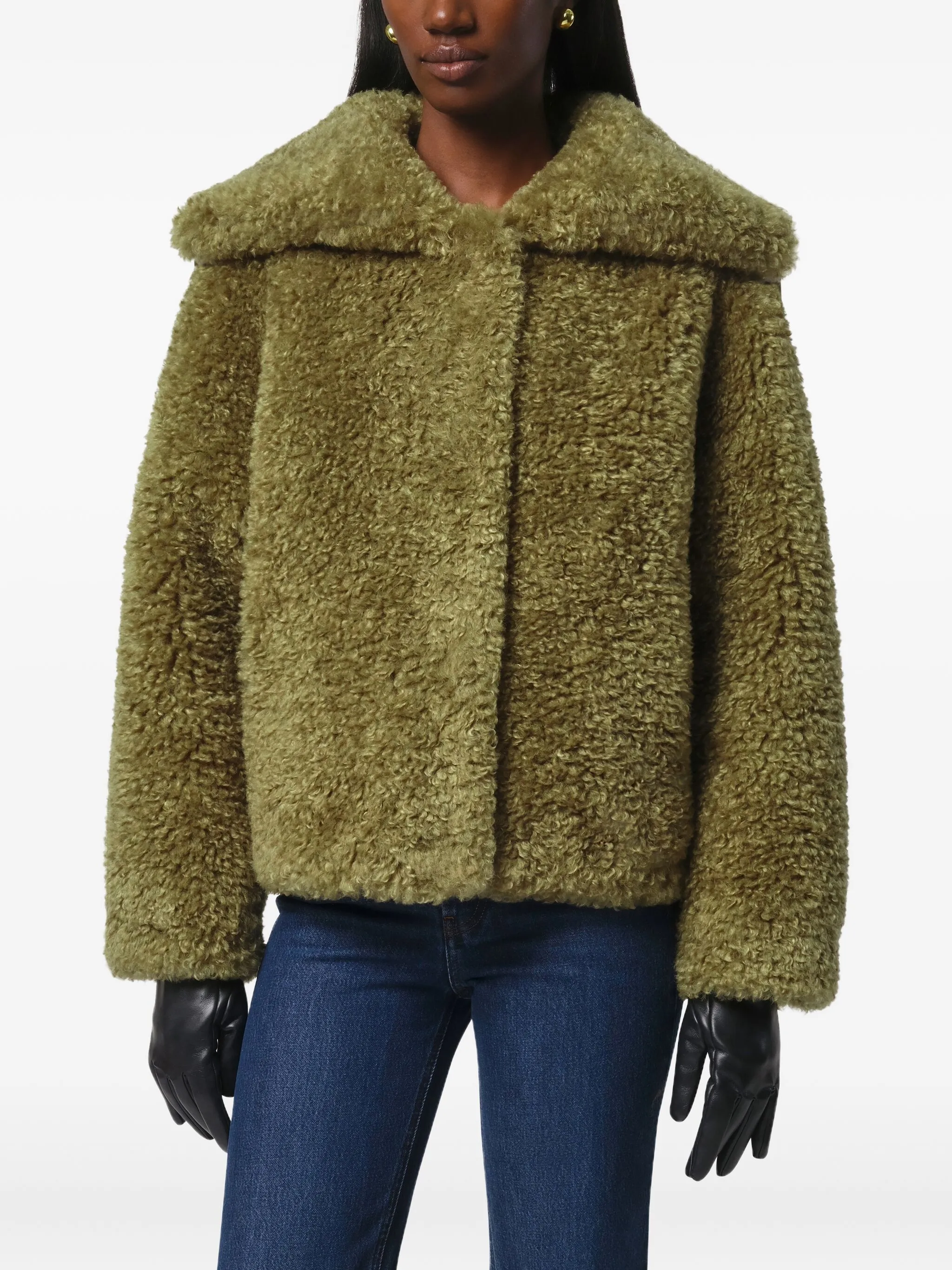 

Пальто Collins с широким воротником Apparis, зеленый