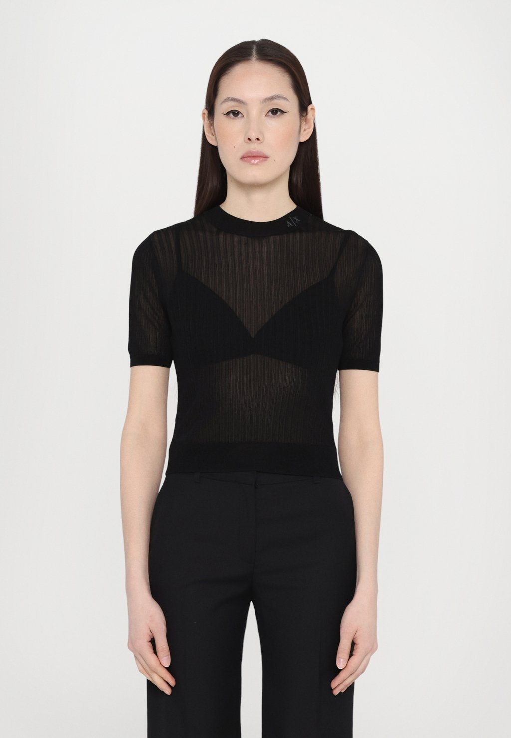 

Джемпер PULLOVER Armani Exchange, черный