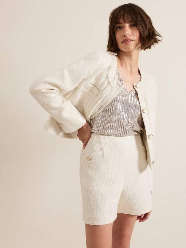 

Куртка Ripley с пайетками Phase Eight, Ivory