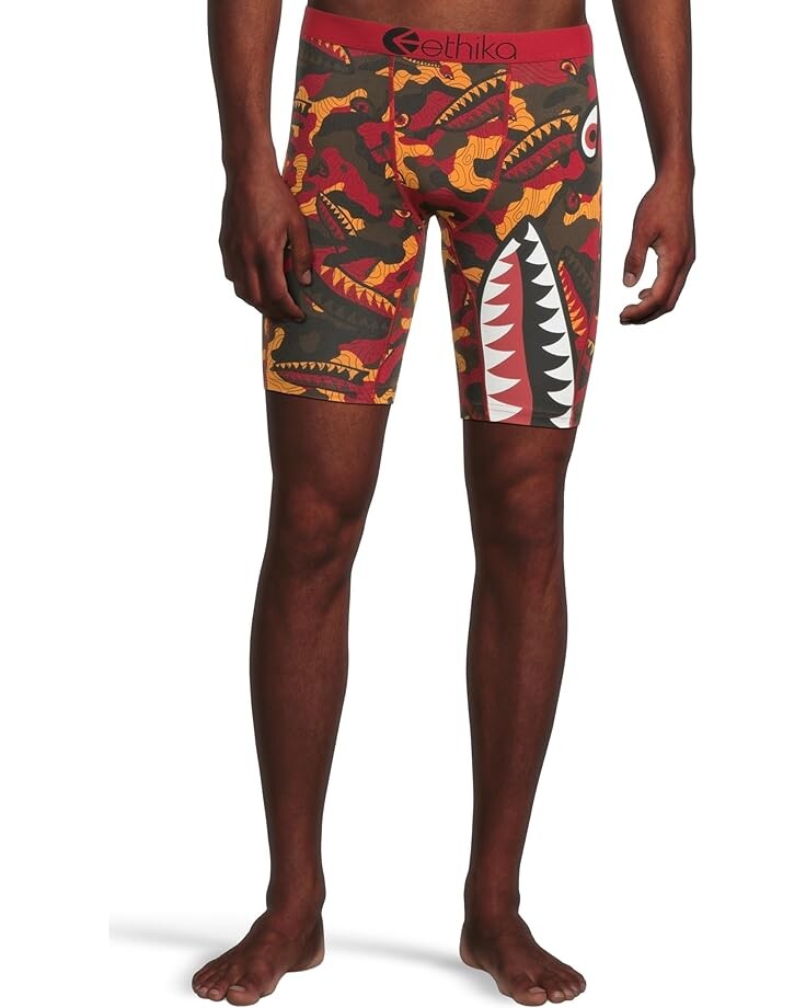 

Боксеры ethika The Staple - BMR Topo Boxer Brief, цвет Red/Yellow