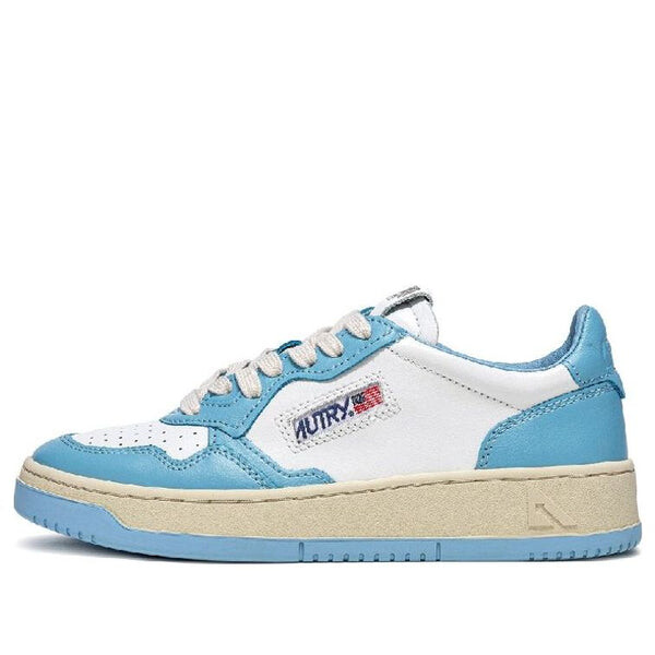 

Кроссовки medalist leather low 'white light blue' Autry, белый