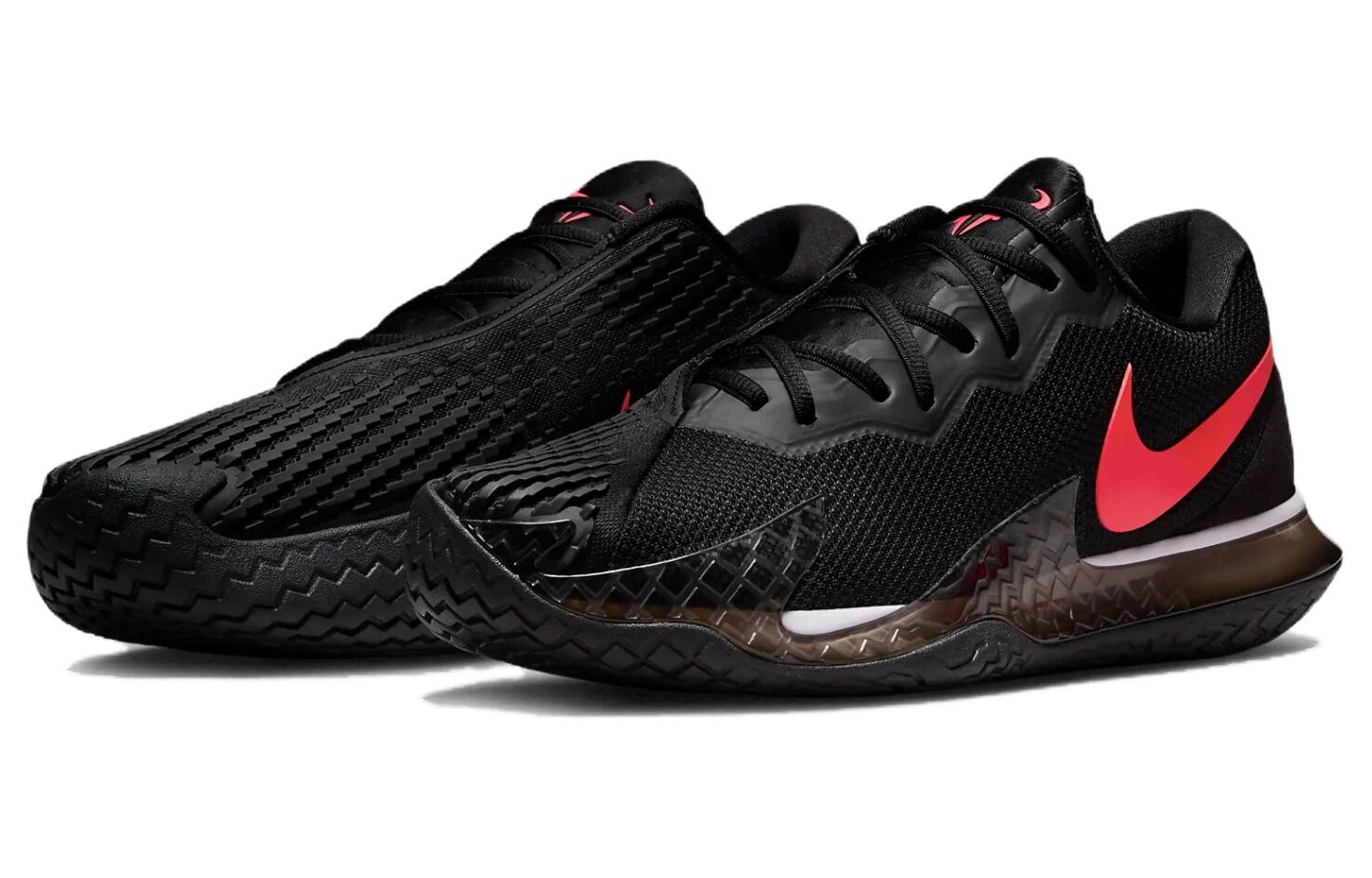 Мужские теннисные кроссовки Nike Air Zoom Vapor Cage 4 Rafa, Black/Red — фото 3