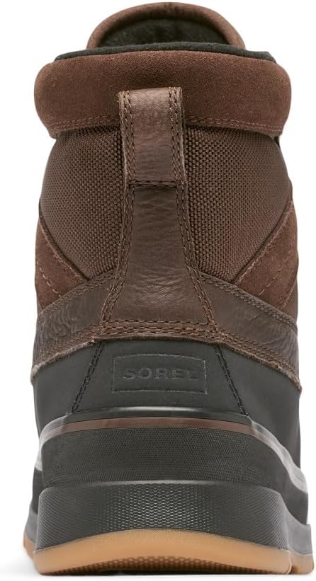 Мужские водонепроницаемые ботинки Sorel Ankeny II Plus, черный/коричневый — фото 2