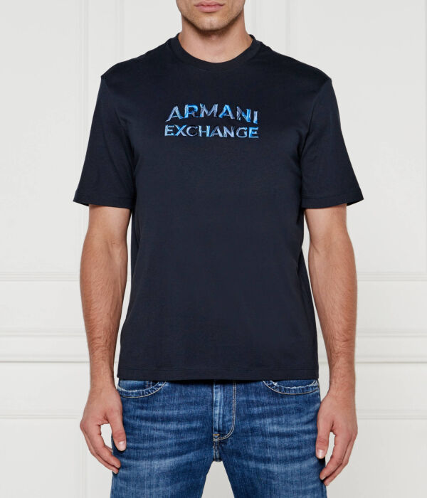 

Футболка мужская Armani Exchange с логотипом, синий