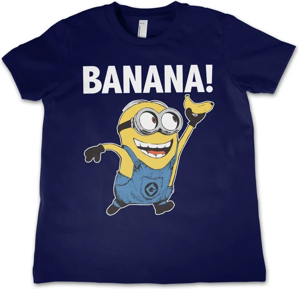Футболка с принтом Minions, синяя