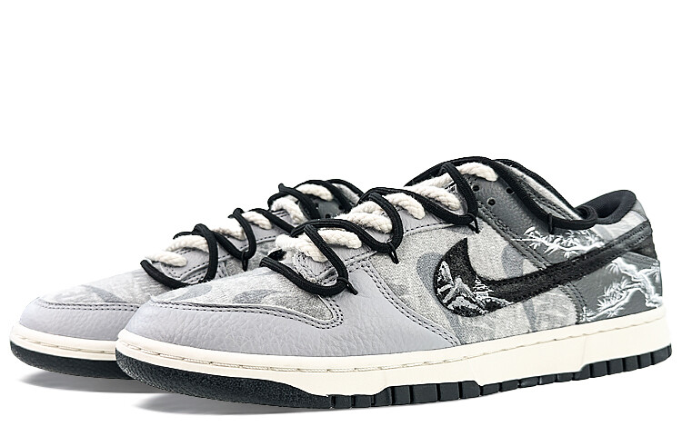 

Кроссовки Nike Dunk Skateboard Shoes Men Low-Top Black White