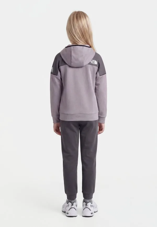 Подростковая спортивная толстовка в горном стиле унисекс на молнии The North Face, Anthracite Grey/Transcendent Grey — фото 2