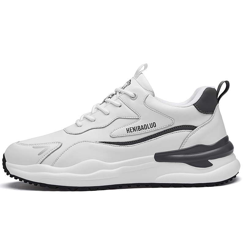 

Низкие повседневные кроссовки мужские HENIBAOLUO, белый