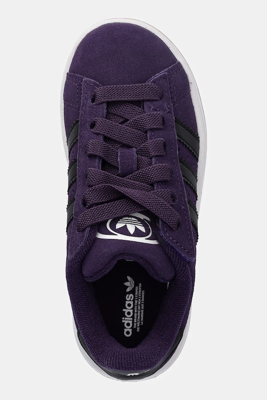 Детские замшевые кроссовки Campus 00s Adidas Originals, фиолетовый — фото 4