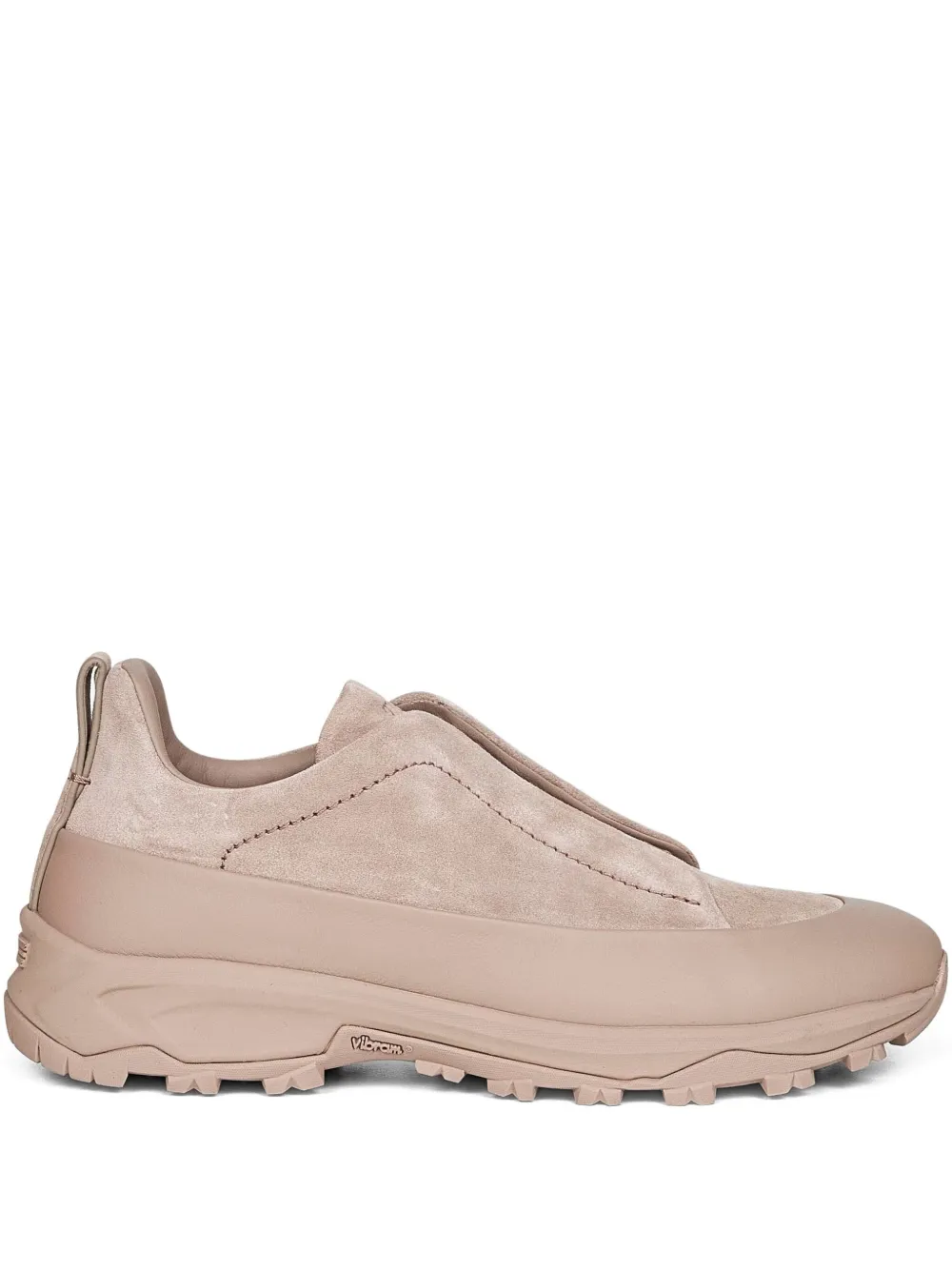 

Замшевые кроссовки Zegna, розовый