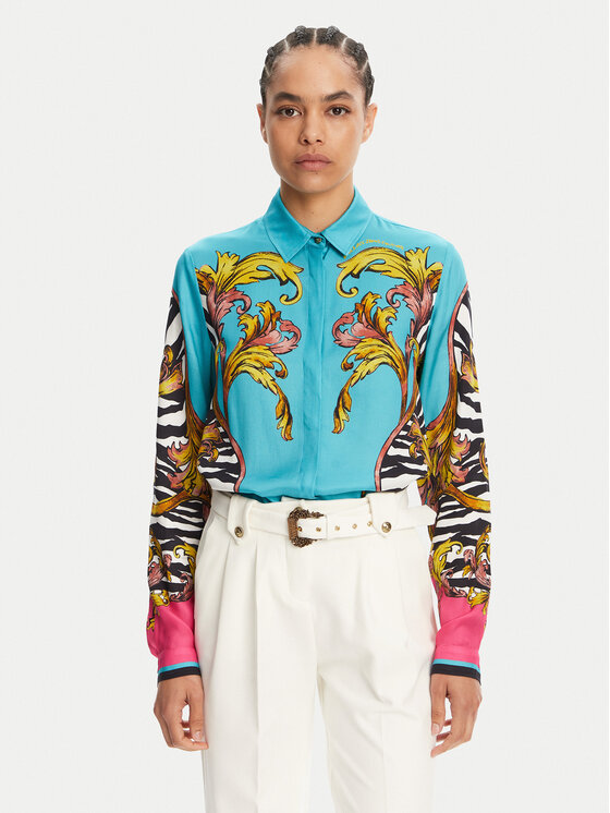 

Рубашка regular fit 78HAL2P1 Versace Jeans Couture, синий