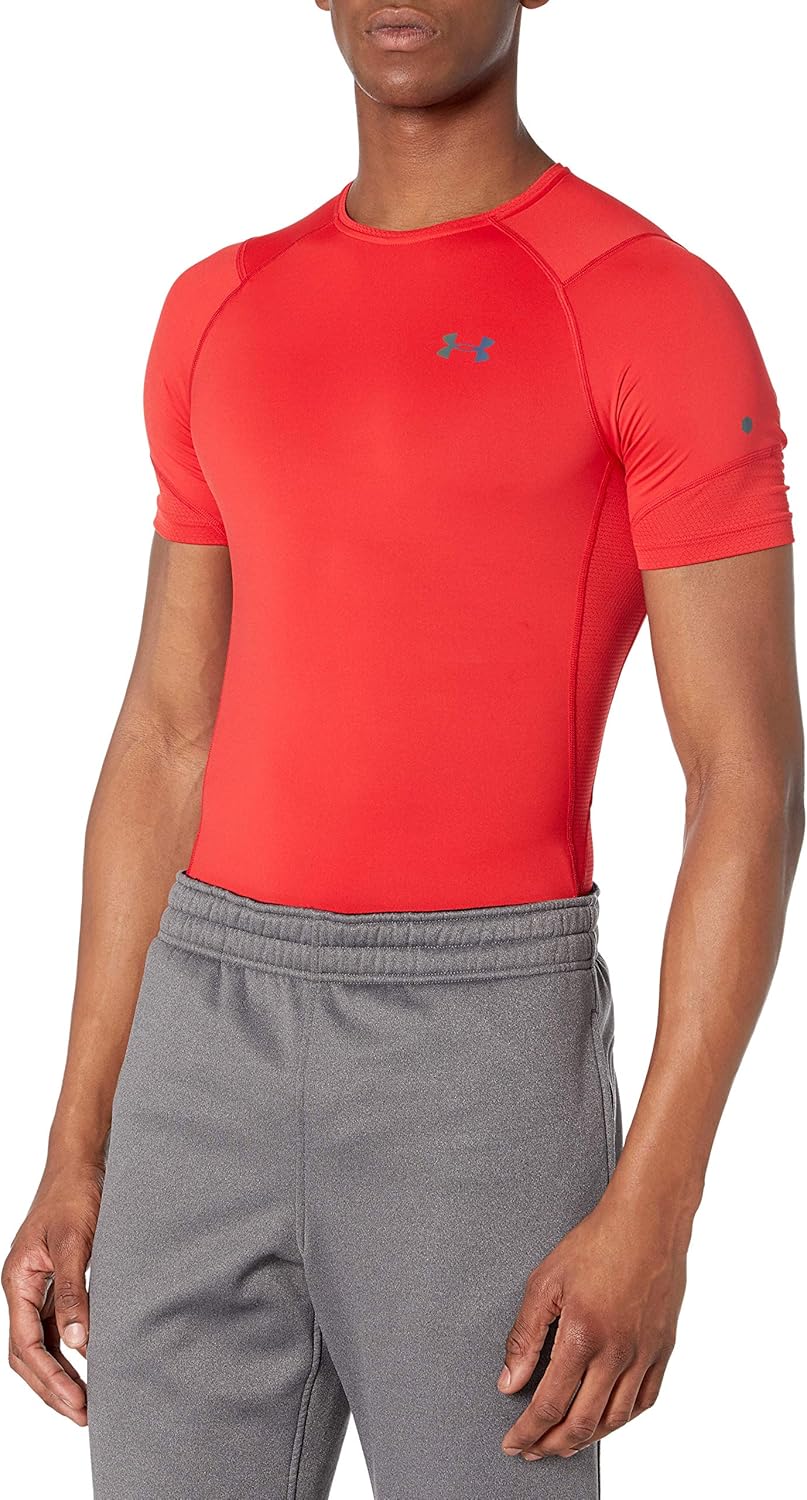 

Under Armour мужская футболка HeatGear Rush 2.0 Comp с коротким рукавом, Red (600)/Reflective, Красный, Under Armour мужская футболка HeatGear Rush 2.0 Comp с коротким рукавом, Red (600)/Reflective