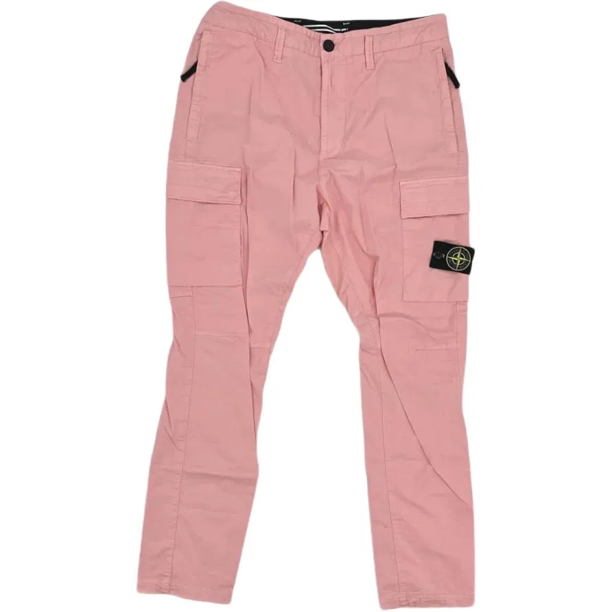 Карго брюки unisex STONE ISLAND, Pink