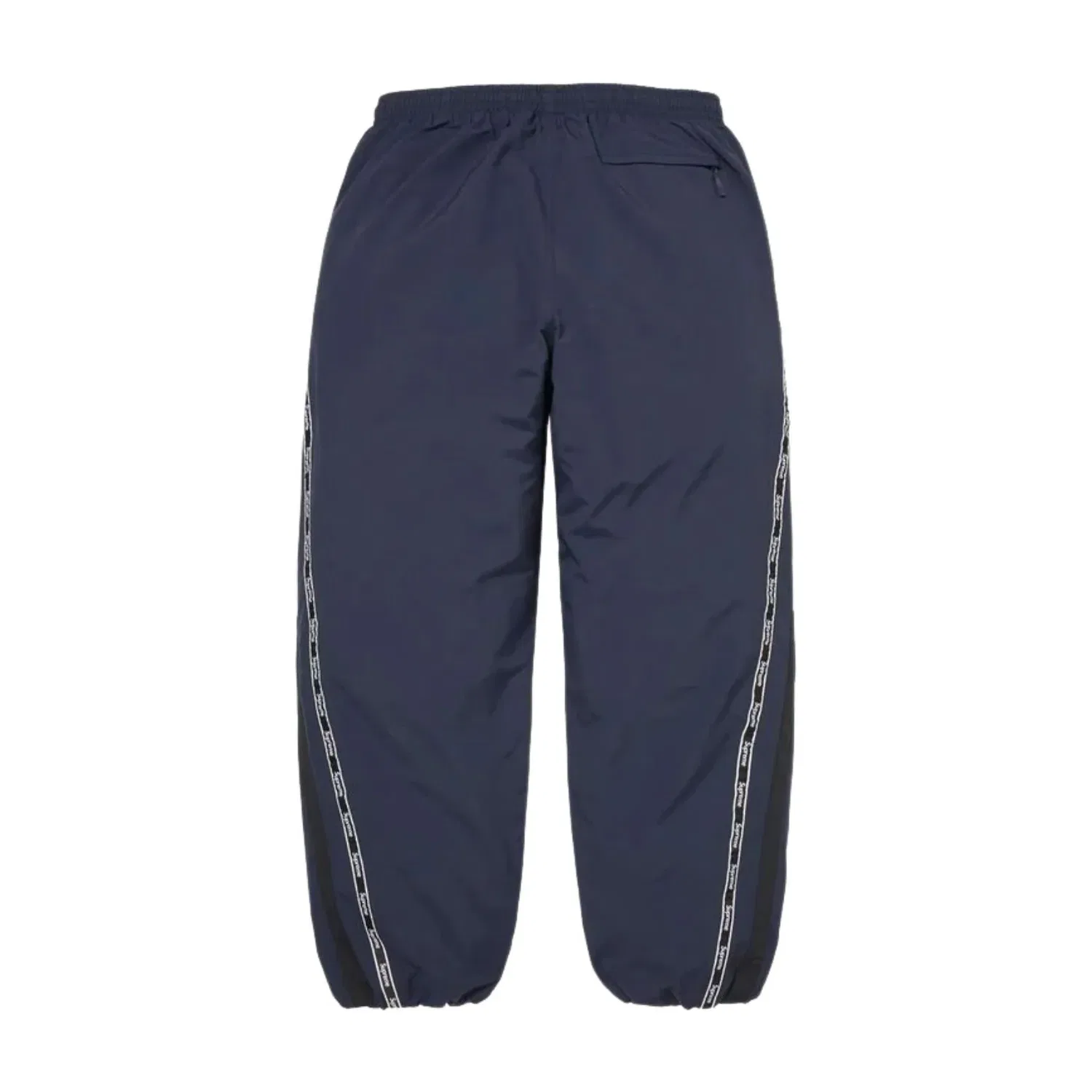 Спортивные брюки Supreme SS26 Logo Taping Track Pant 'Navy' SUP-SS26-266-NVY, черный — фото 2