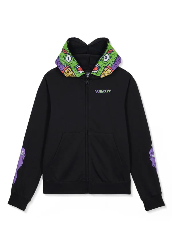 Толстовка ben sanair на молнии Volcom, Black