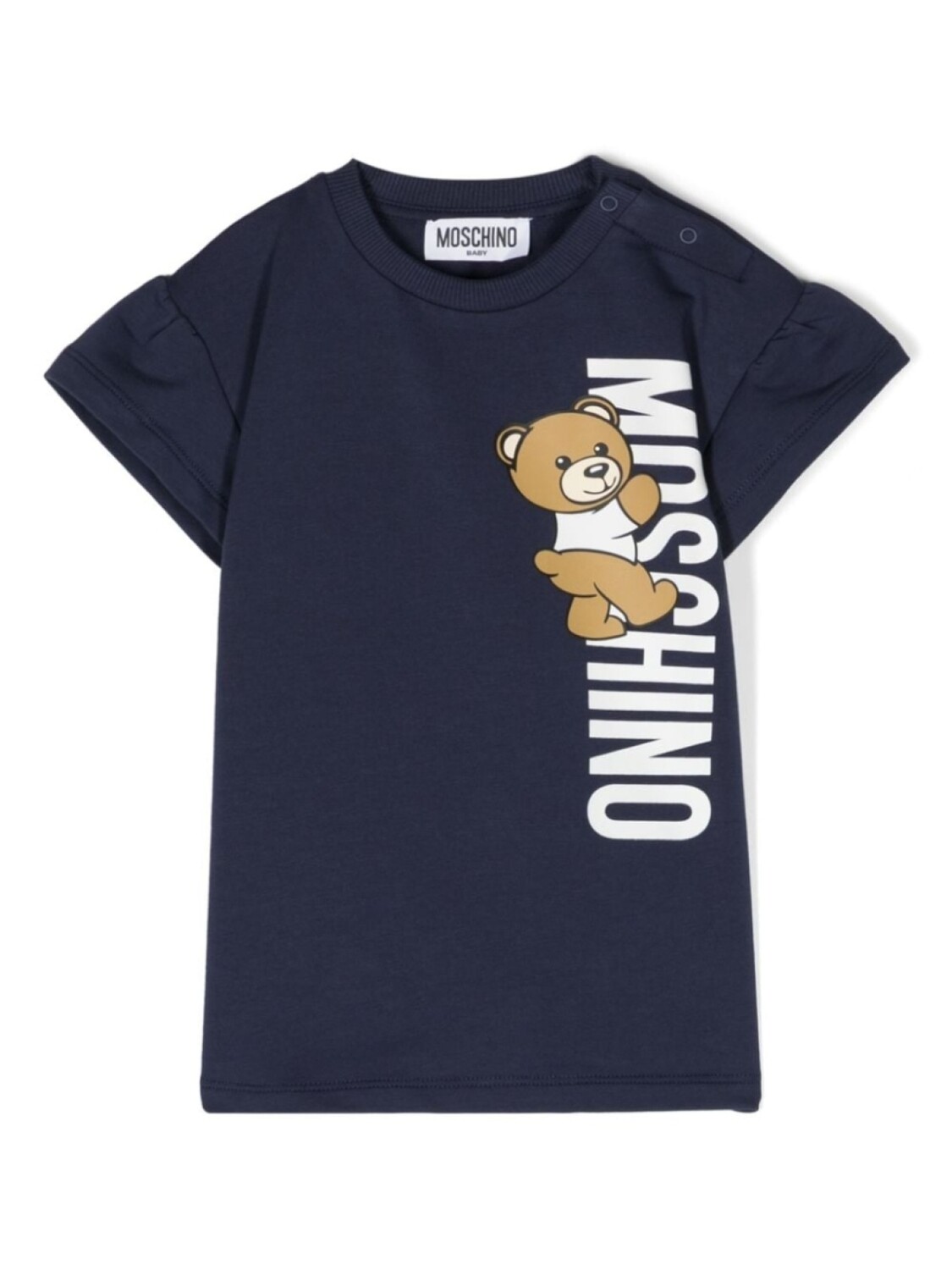 

Moschino Kids футболка с принтом Teddy Bear, синий