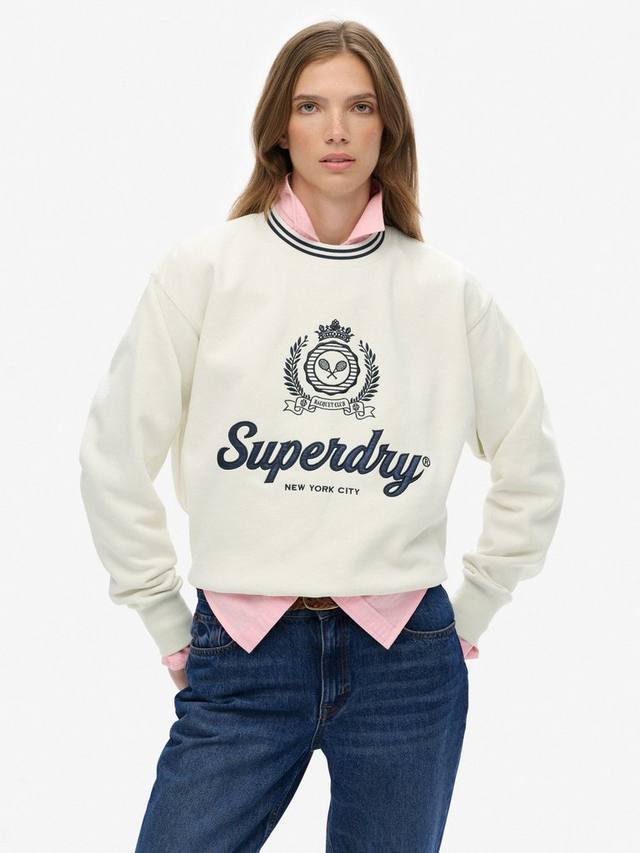 

Свободный свитшот Country Club Superdry, Off White