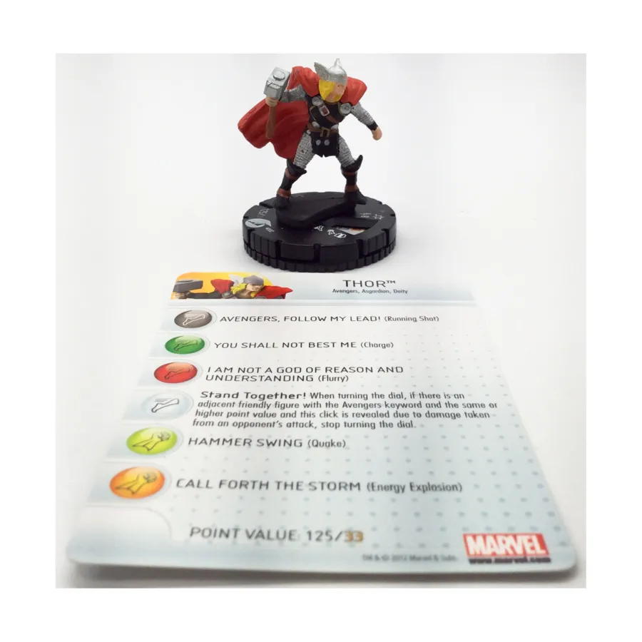 

Тор #002 — Война Хаоса, Marvel HeroClix - Fast Forces - Singles