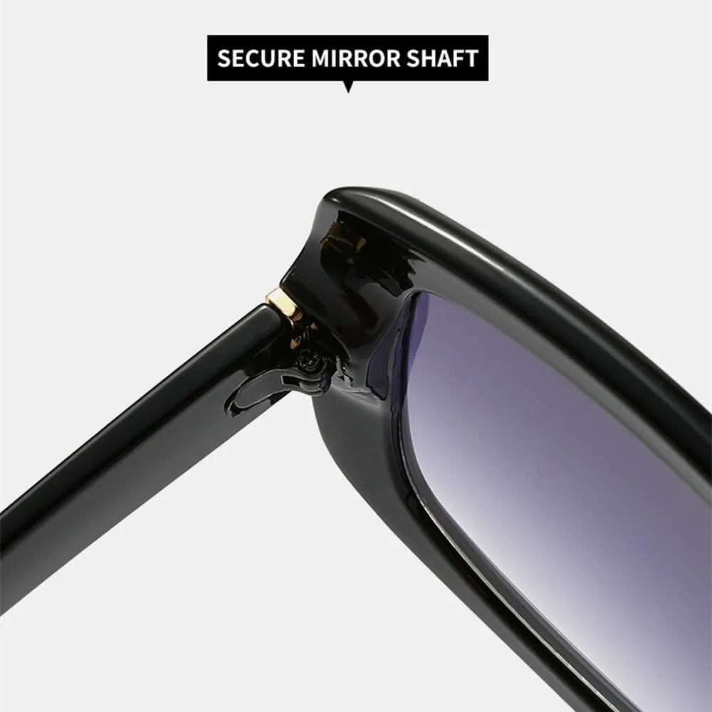 

Разноцветные солнцезащитные очки для женщин, градиентная оправа, мужские дорожные очки, мужские и женские очки с защитой от УФ-излучения UV400, ретро TVTBBVV, Black