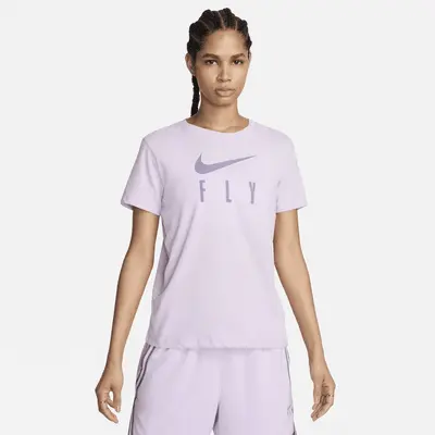 

Футболка Nike Swoosh Fly, цвет Violet Mist