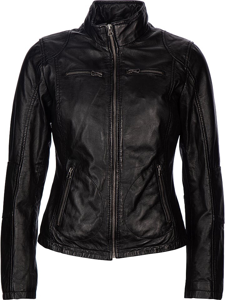 

Кожаная куртка 7eleven Lederjacke Sevena, черный