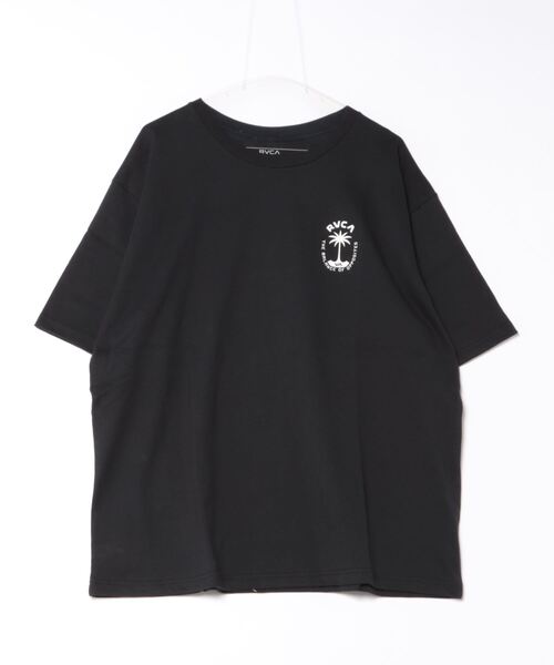 

Мужская футболка с коротким рукавом и принтом на спине RVCA, черный