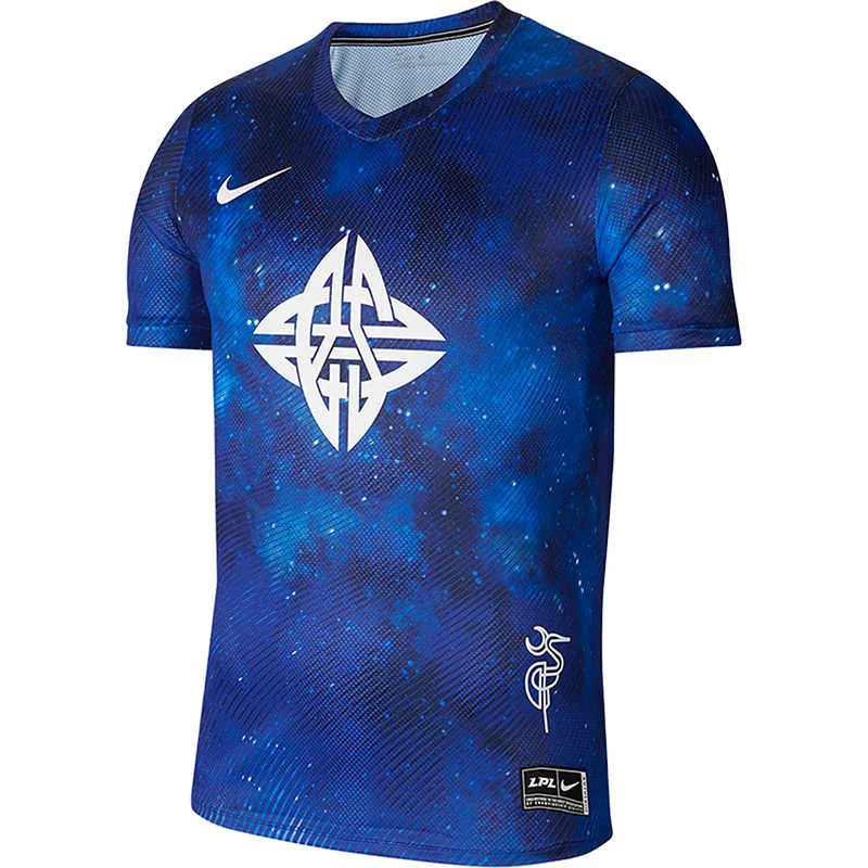 Nike Футболка LPL мужская бирюзово-синяя