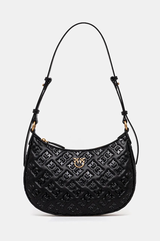 

Кожаная сумка Pinko, черный