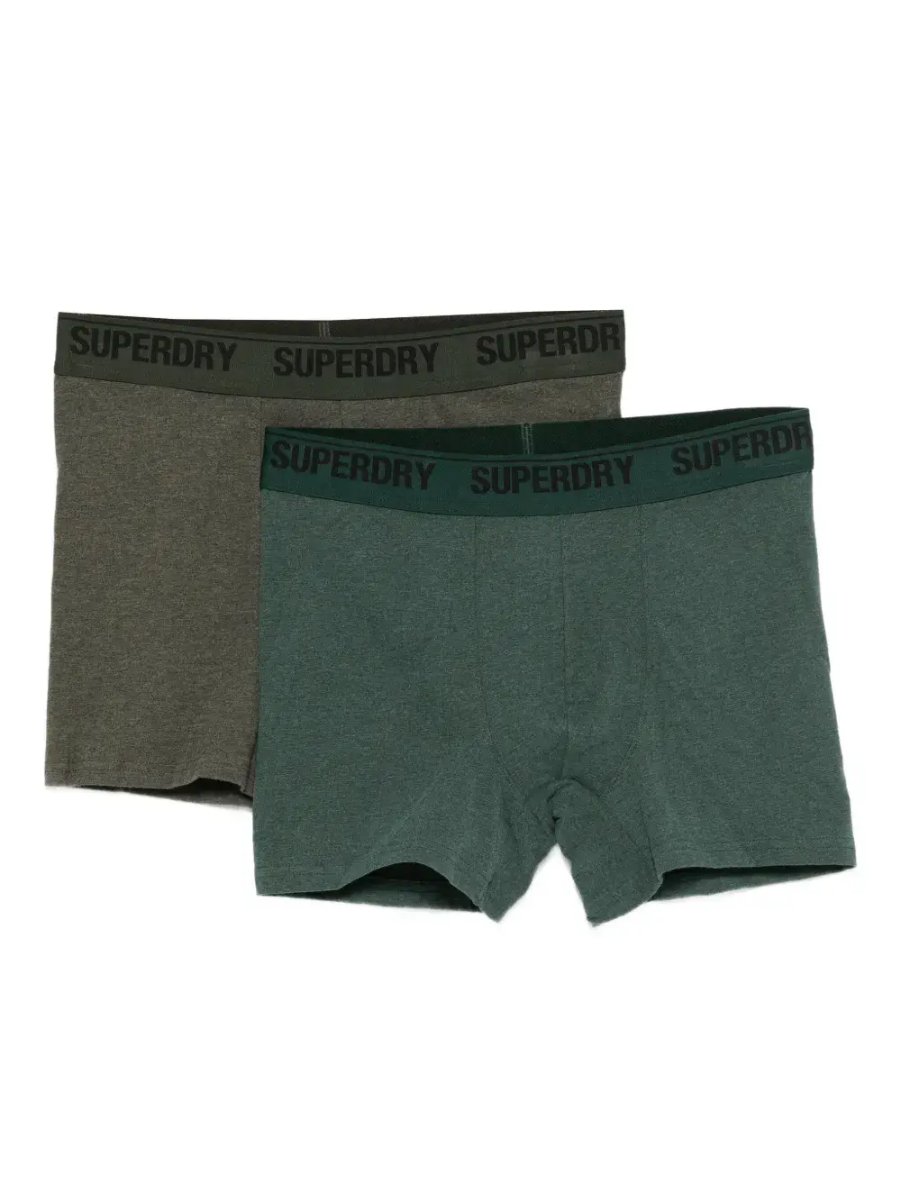 

Комплект из двух боксеров с логотипом Superdry, зеленый