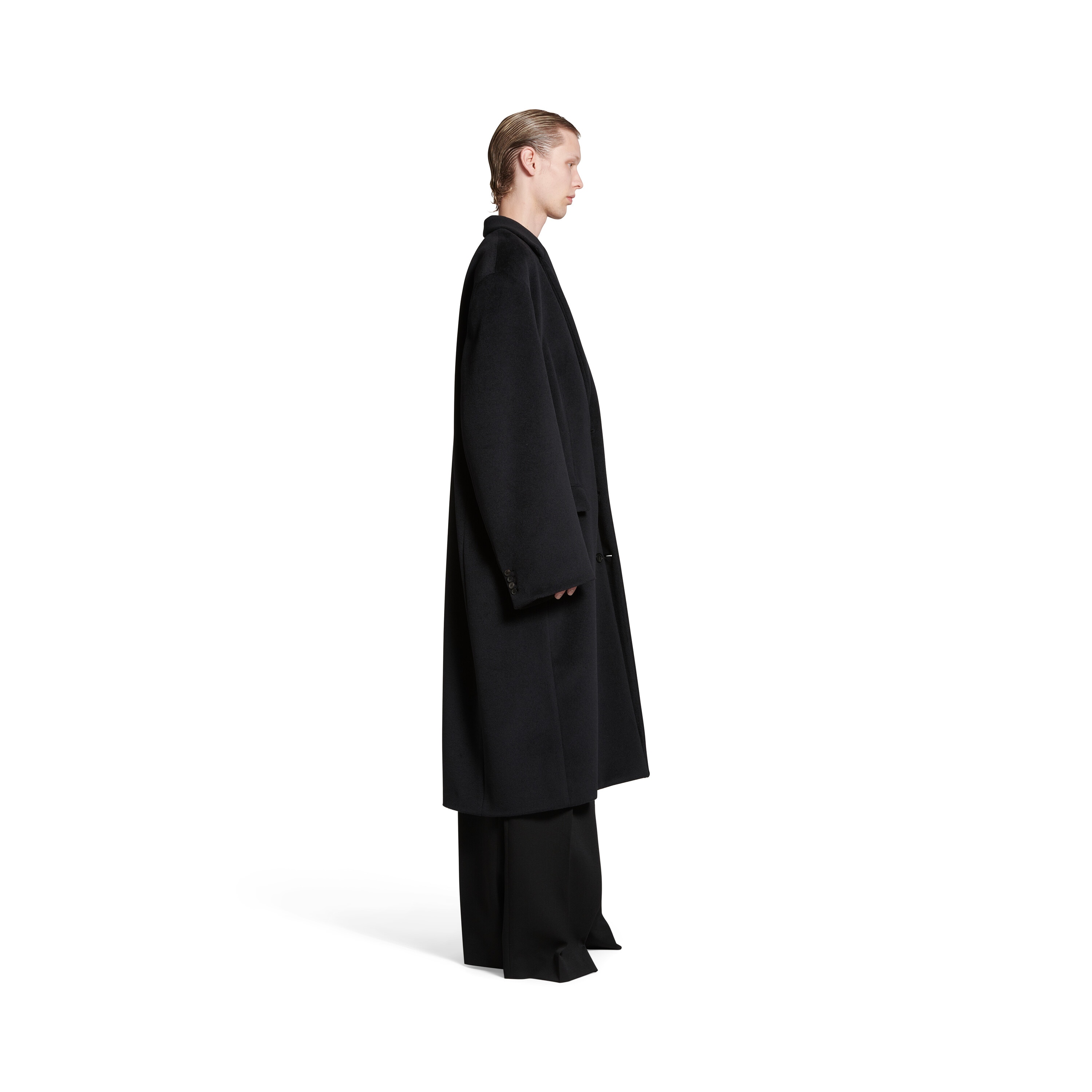 

Пальто в стиле скейтера BALENCIAGA, черный