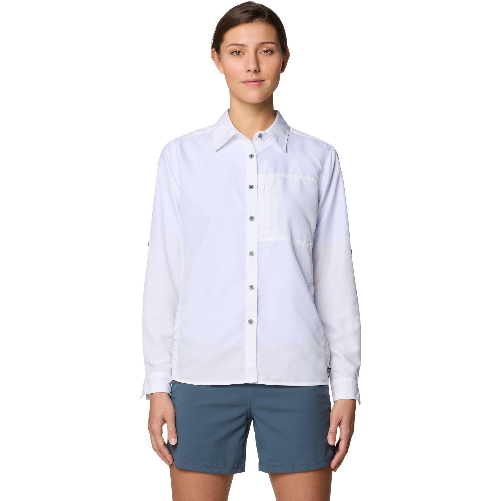 

Женская рубашка с длинными рукавами Canyon Mountain Hardwear, White