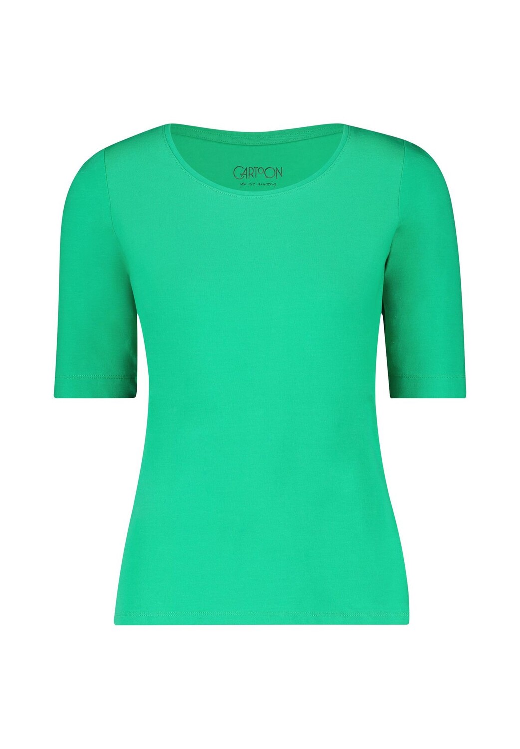 

Базовая рубашка с круглым вырезом CARTOON, цвет Bright Green