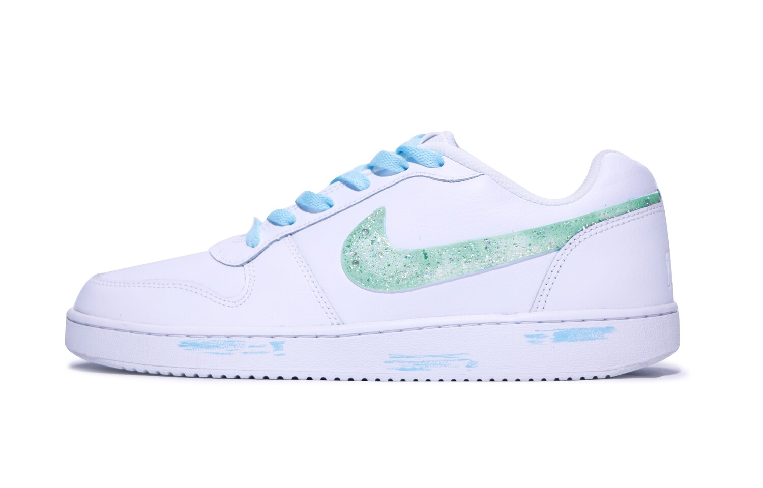 

Кроссовки Nike EBERNON Skateboarding Shoes Men Low-top White/green, зеленый