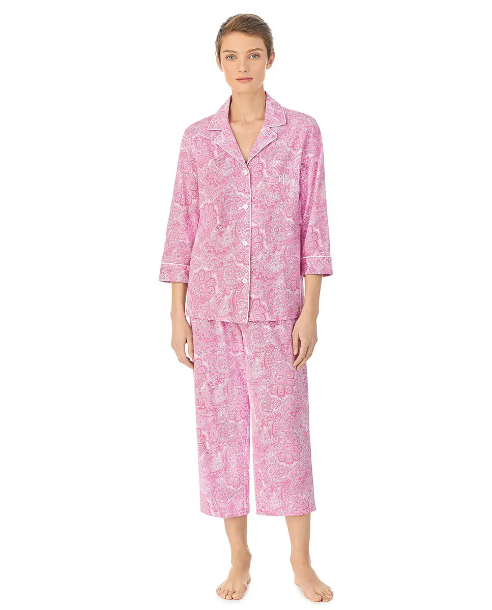 

Капри женские пижамные брюки Lauren Ralph Lauren, розовый