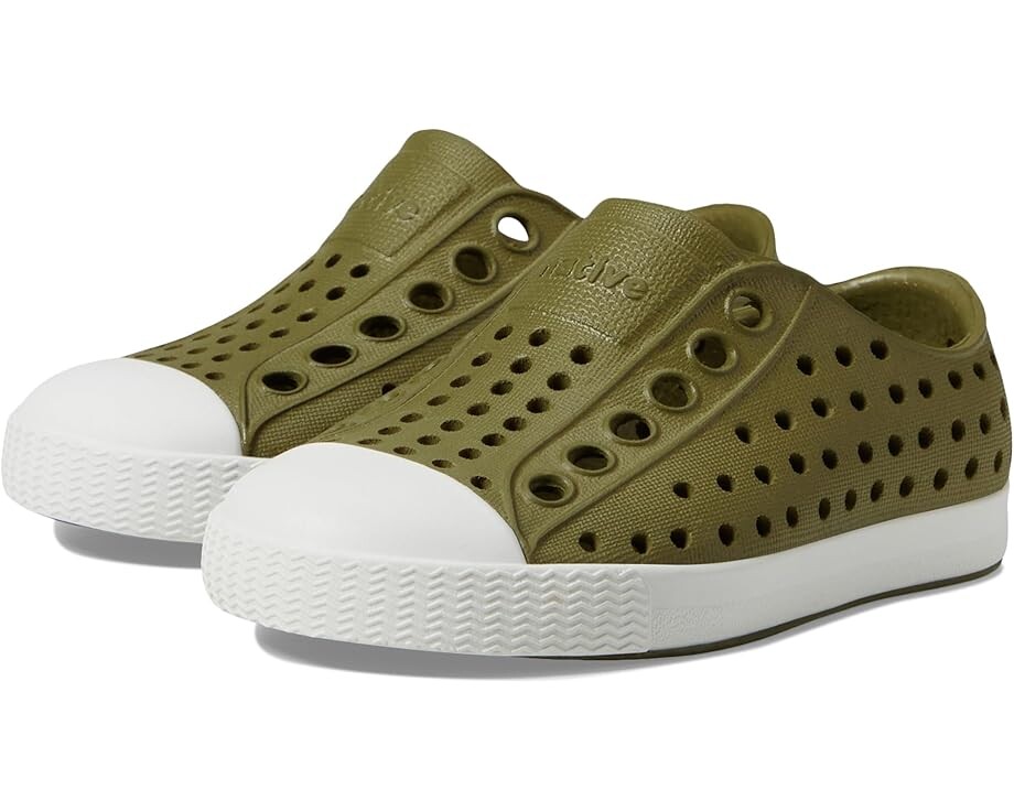 

Кроссовки Native Shoes Kids Jefferson, цвет Rookie Green/Shell White